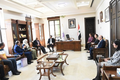 خطوة جديدة لجامعة دمشق باتجاه الجودة والاعتماد المؤسسي مع اتحاد الجامعات العربية