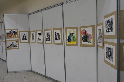 معرض في "الغرافيك" لأعمال طلاب السنة الأولى بكلية الفنون الجميلة 