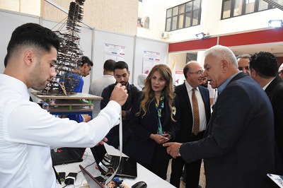 معرض بكلية الهندسة الميكانيكية والكهربائية بدورته الخامسة جامعة دمشق 