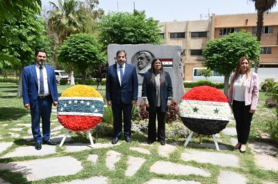 رئيس جامعة دمشق يلتقي نائب وزير السلطة الشعبية للعلاقات الخارجية في فنزويلا